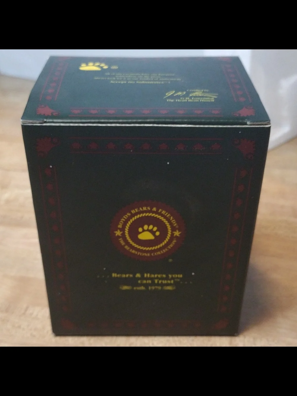 Boyds Bears Amanda Octobear Pumpkin Figurine Cracker Barrel Exclusive Boxed Mint